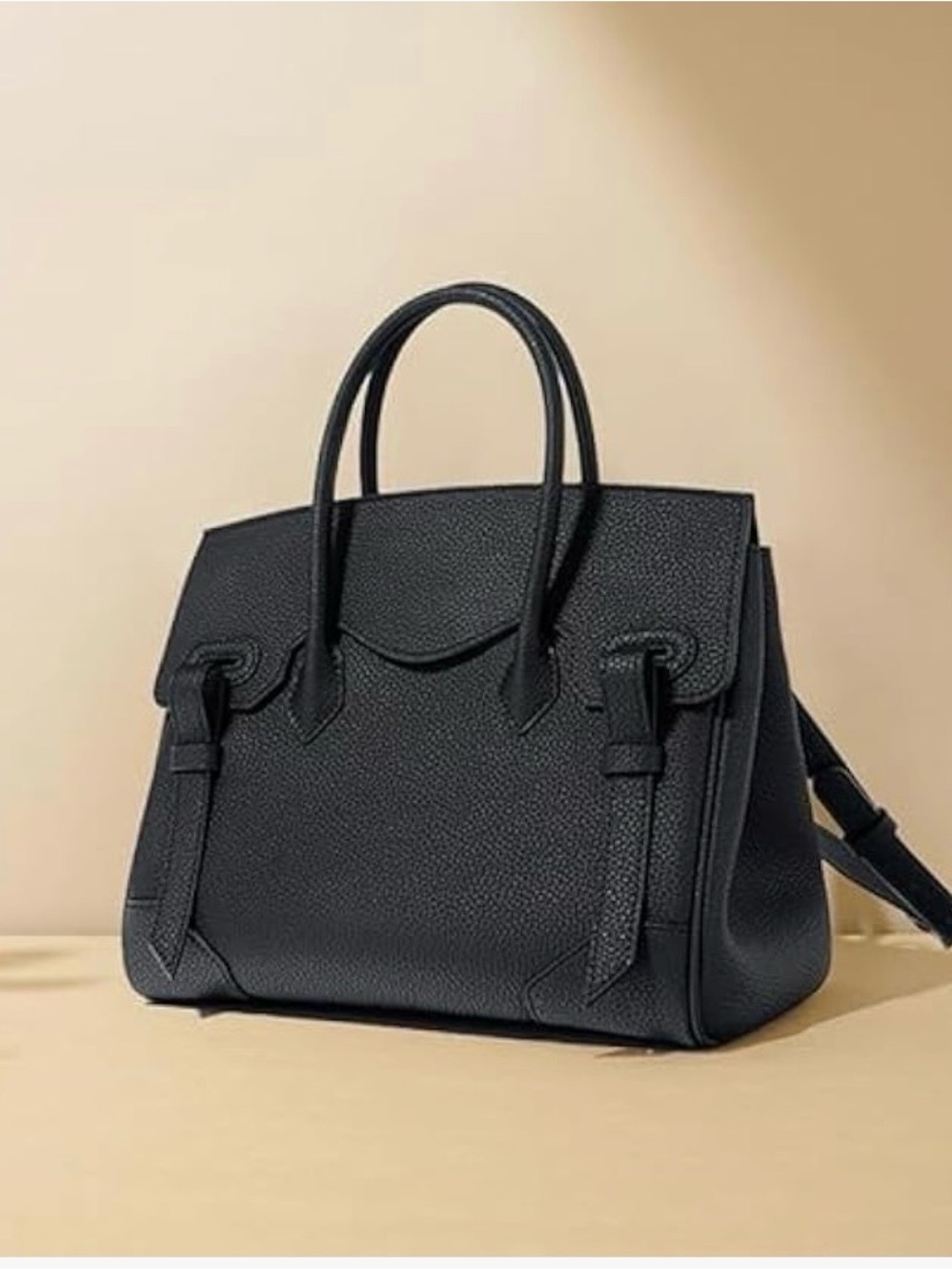 Structured Top-Handle Bag